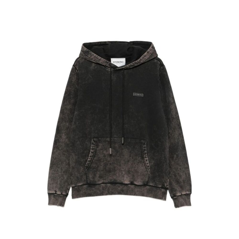 Iceberg Black Sweaters & Knitwear - Hoodies Men